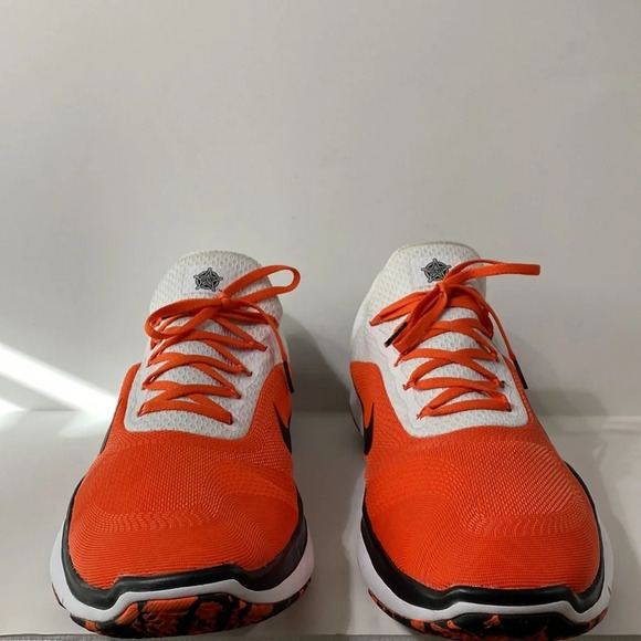 Nike Men’s Orange Free Trainer V7 Oklahoma State Low Top Lace Up Sneakers Sz 17 main image 6